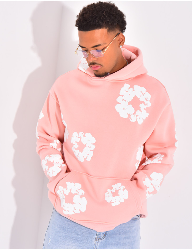 Pull à fleurs