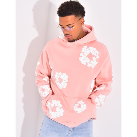 Pull à fleurs
