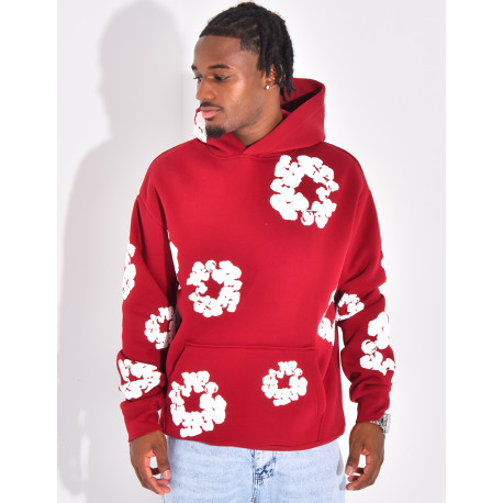 Pull à fleurs