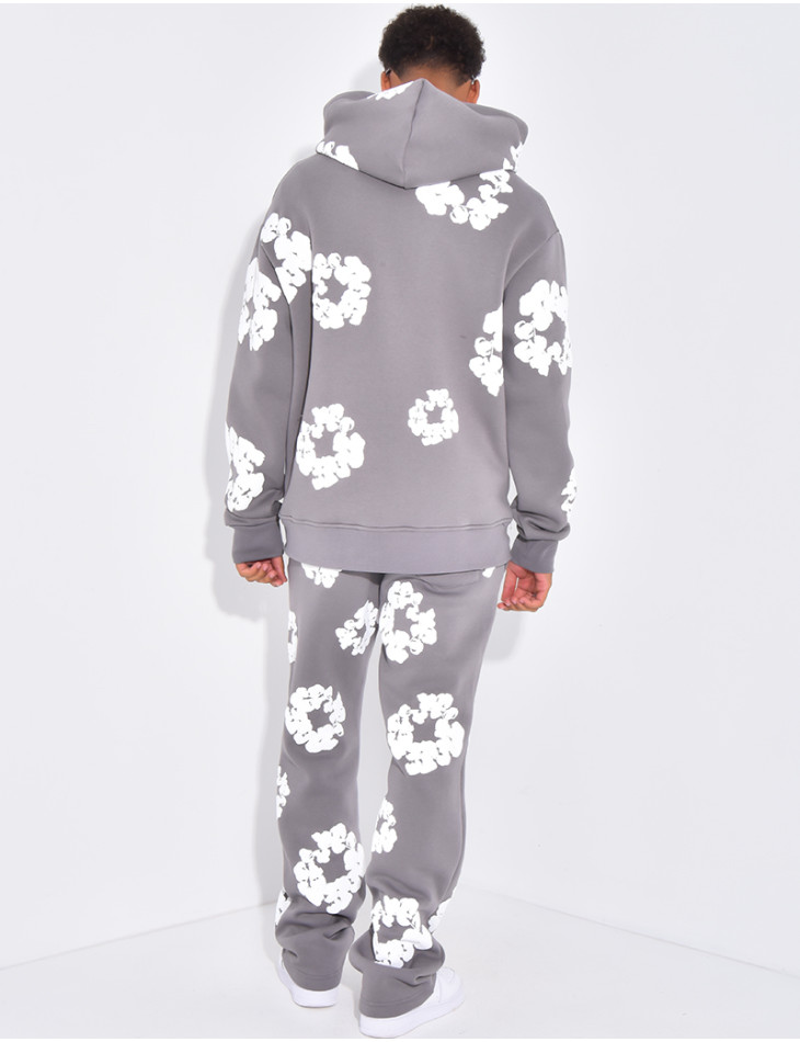 Ensemble de jogging à fleurs