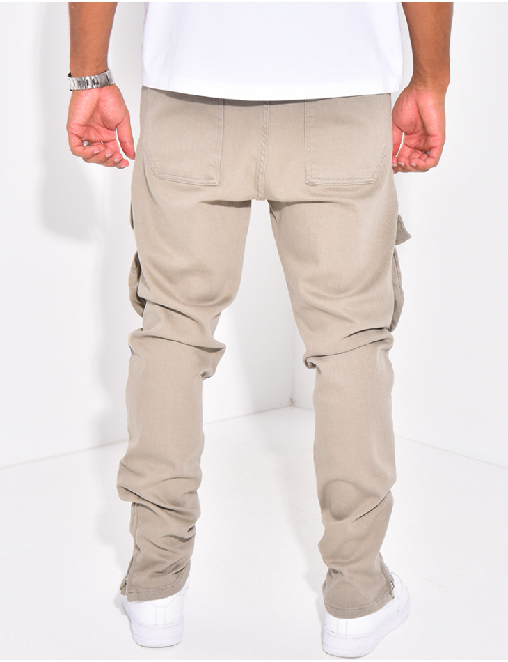 Jeans homme cargo