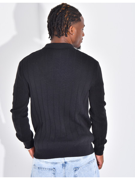 Polo manches longues