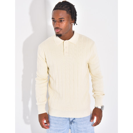 Polo manches longues