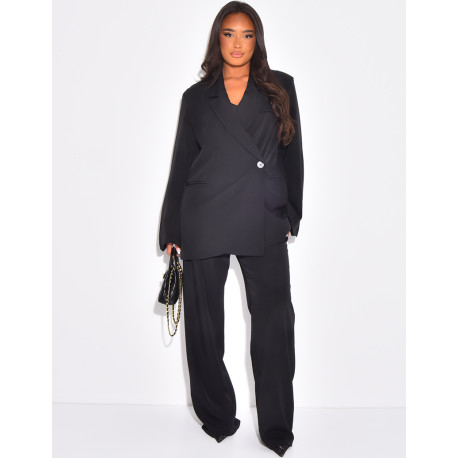 Ensemble blazer manches longues et pantalon