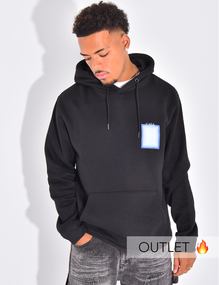 Sweat à capuche "Casa carré"