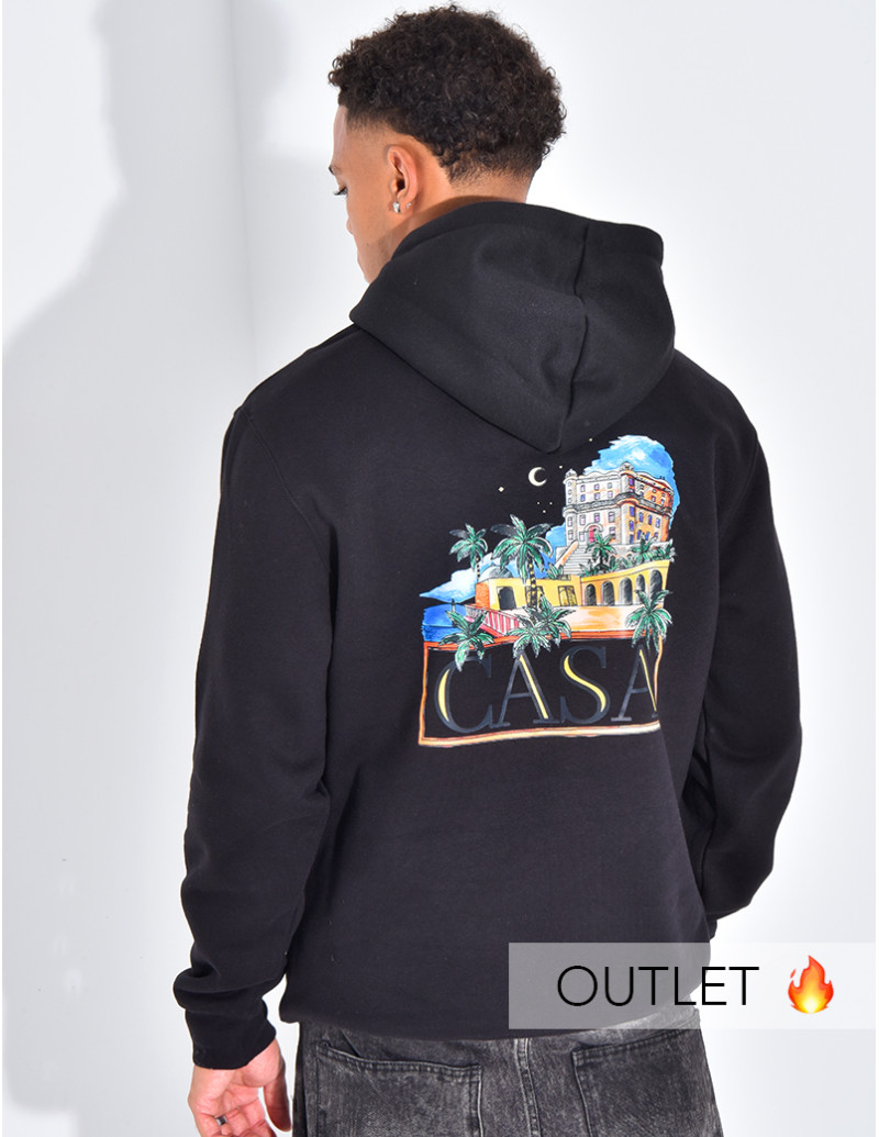 Sweat à capuche "Casa Palmier"