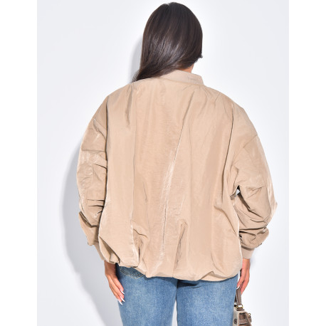 Bombers oversize en tissu imperméable
