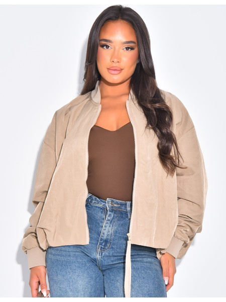 Bombers oversize en tissu imperméable