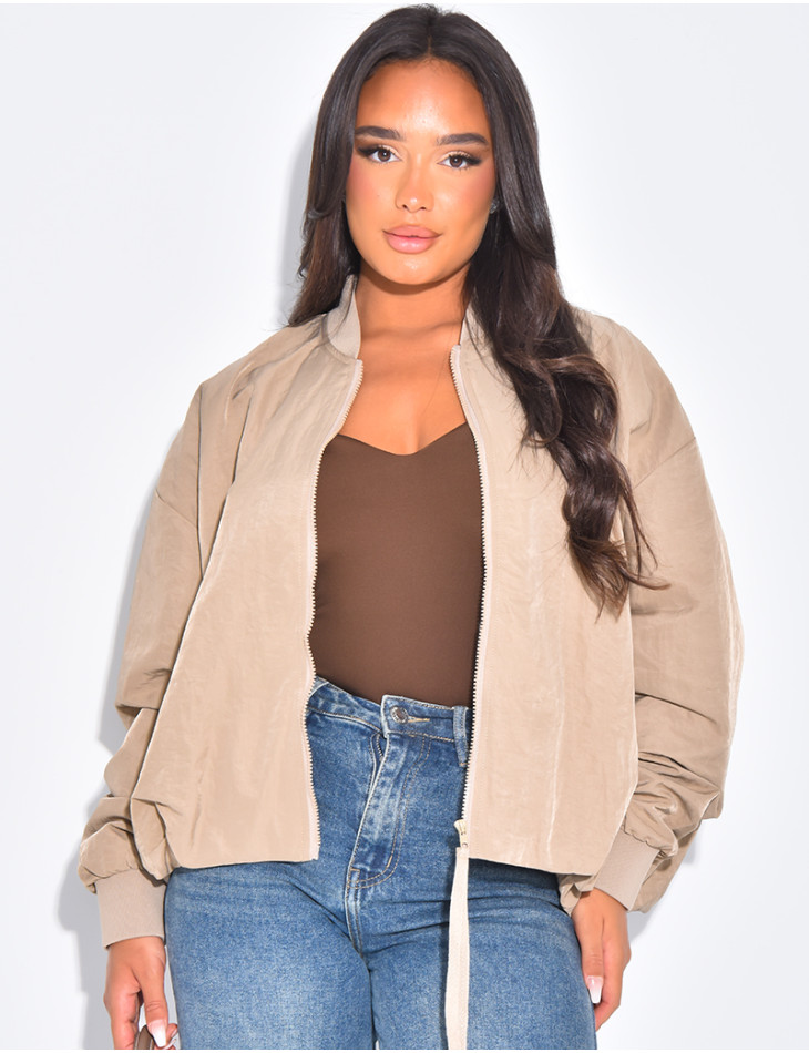 Bombers oversize en tissu imperméable