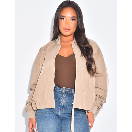 Bombers oversize en tissu imperméable