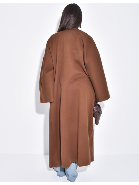 Kimono long et épais en feutrine