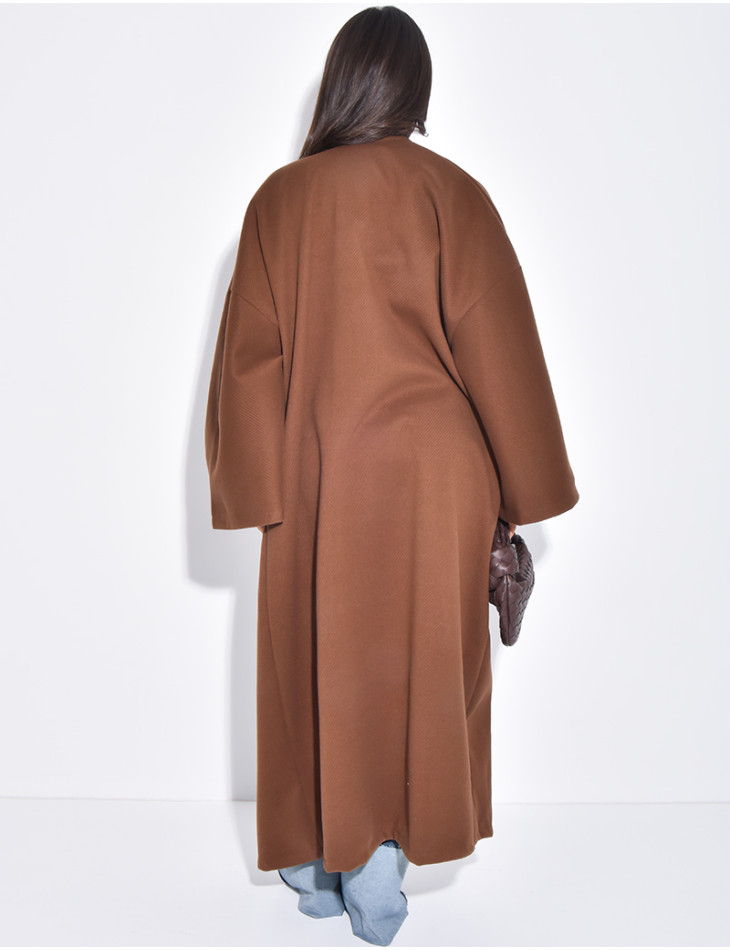 Kimono long et épais en feutrine