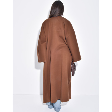 Kimono long et épais en feutrine