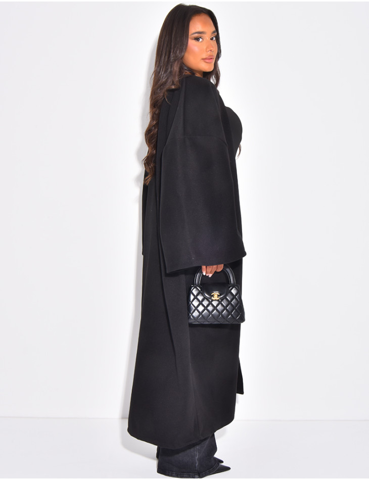 Long & thick felt kimono