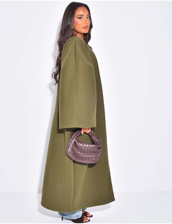 Langer & dicker Kimono aus Filz.