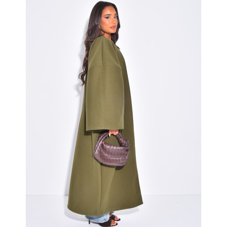 Langer & dicker Kimono aus Filz.