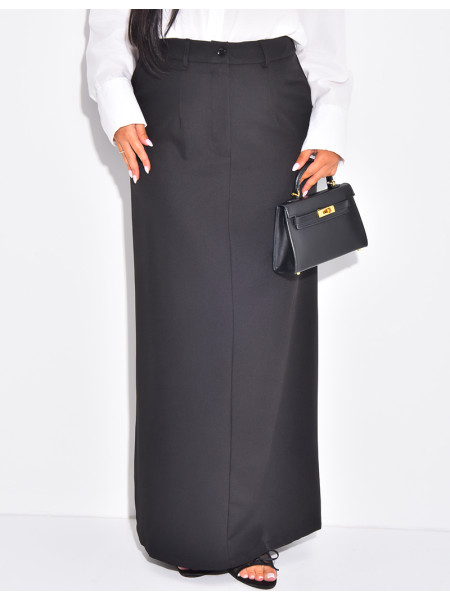 Jupe longue coupe droite