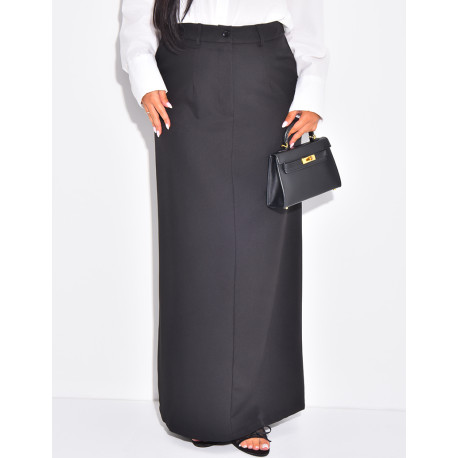 Jupe longue coupe droite