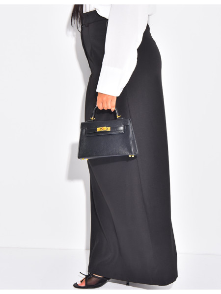 Jupe longue coupe droite