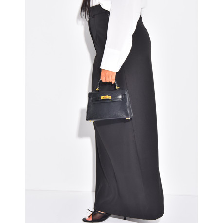 Jupe longue coupe droite