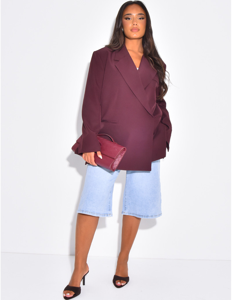 Oversize-Blazer mit...