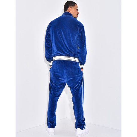 Ensemble tout doux pantalon et veste à capuche "PE"