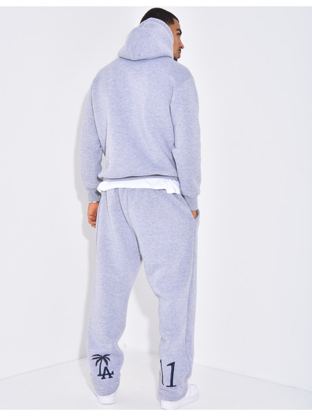 Ensemble molletonné pantalon et sweat à capuche "SAINT"