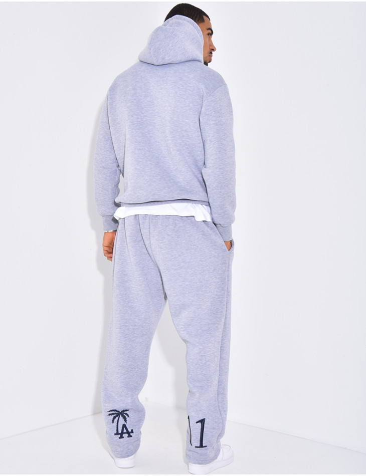 Ensemble molletonné pantalon et sweat à capuche "SAINT"