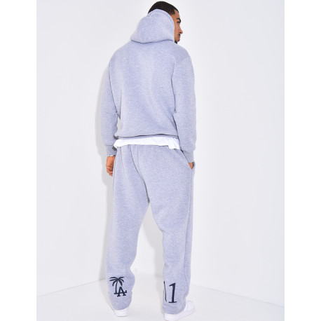 Ensemble molletonné pantalon et sweat à capuche "SAINT"