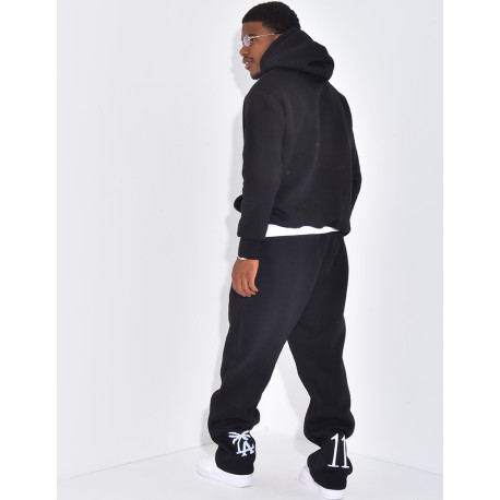 Ensemble molletonné pantalon et sweat à capuche "SAINT"