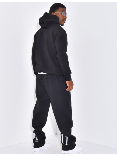 Ensemble molletonné pantalon et sweat à capuche "SAINT"