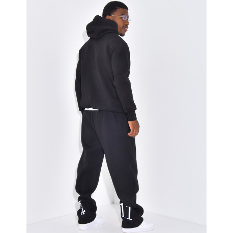 Ensemble molletonné pantalon et sweat à capuche "SAINT"