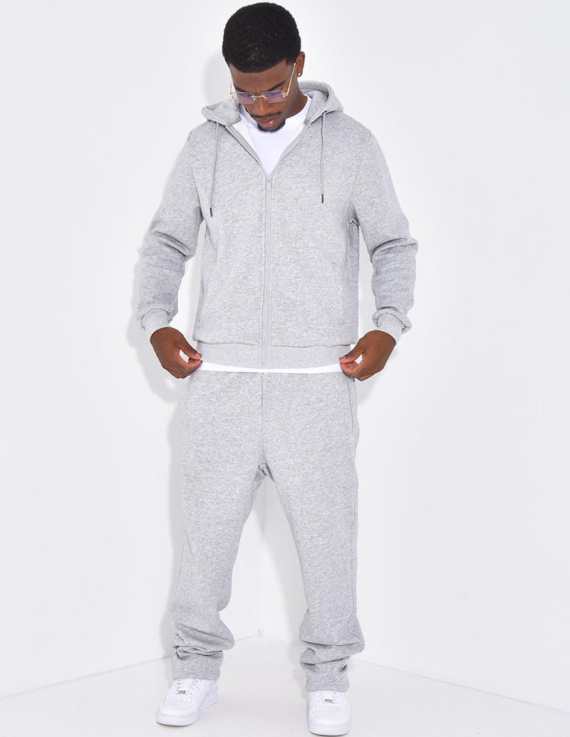 Ensemble pantalon et veste uni