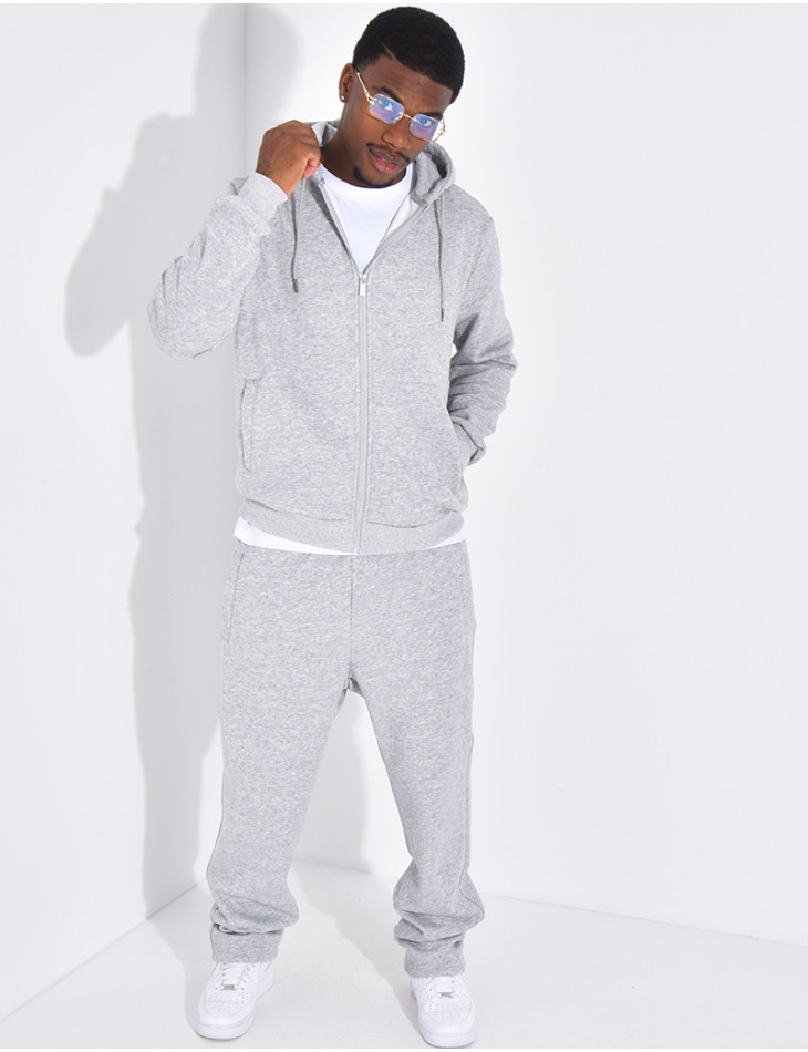 Ensemble pantalon et veste uni