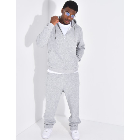 Ensemble pantalon et veste uni