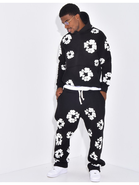 Ensemble à fleurs pantalon et sweat