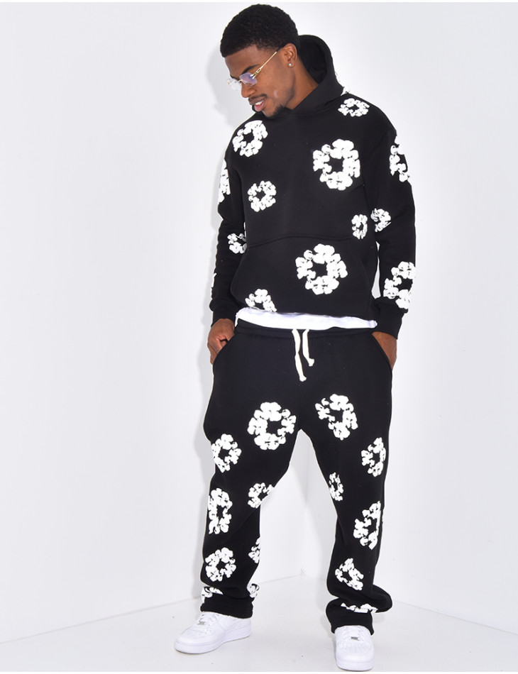 Ensemble à fleurs pantalon et sweat
