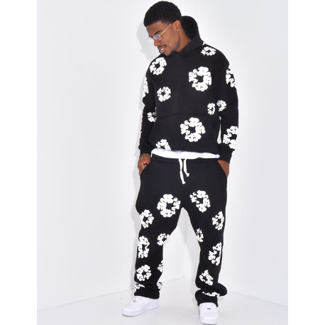 Ensemble à fleurs pantalon et sweat