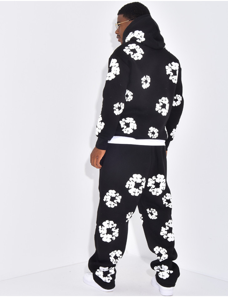 Ensemble à fleurs pantalon et sweat