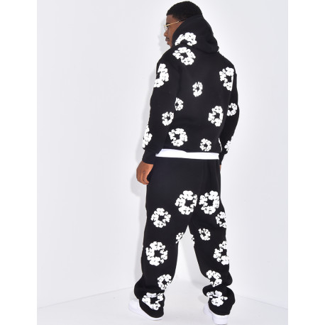 Ensemble à fleurs pantalon et sweat