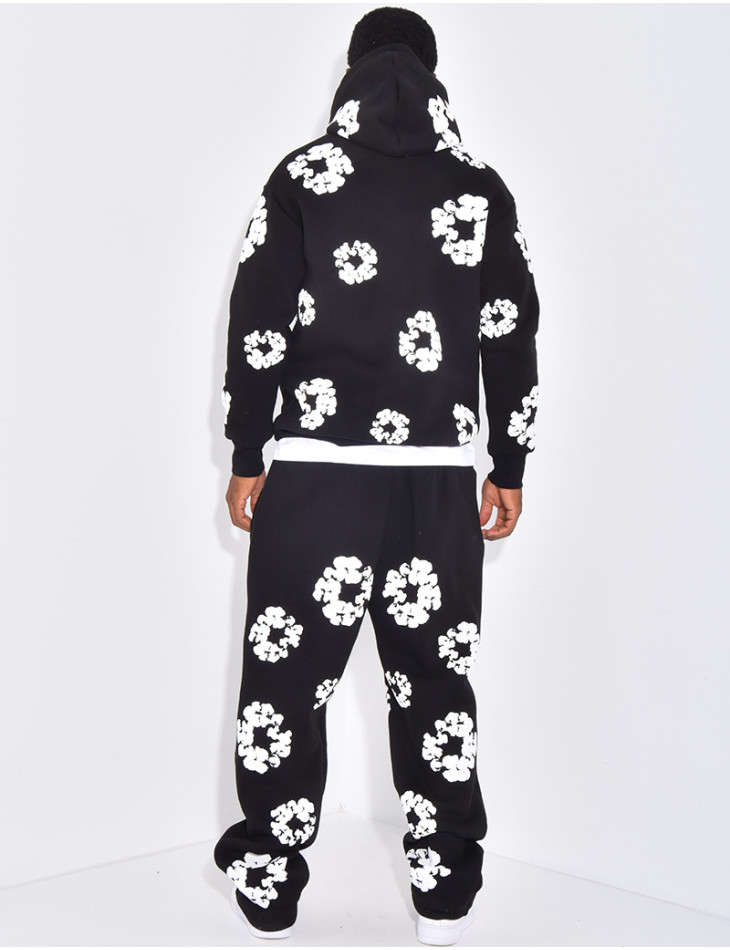 Ensemble à fleurs pantalon et sweat