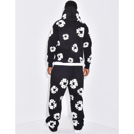 Ensemble à fleurs pantalon et sweat