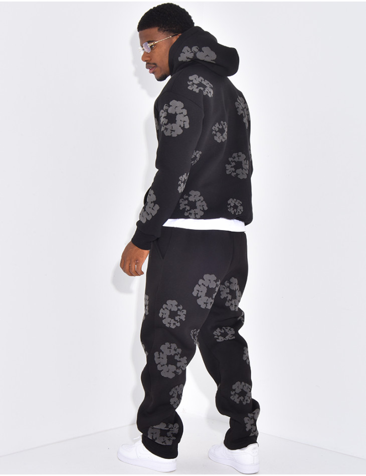 Ensemble à fleurs pantalon et sweat