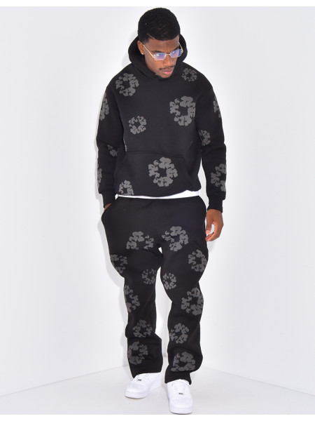 Ensemble à fleurs pantalon et sweat