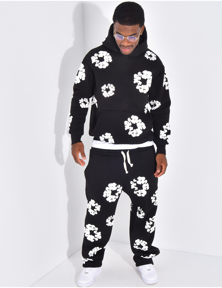 Ensemble à fleurs pantalon et sweat