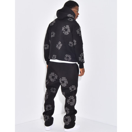 Ensemble à fleurs pantalon et sweat