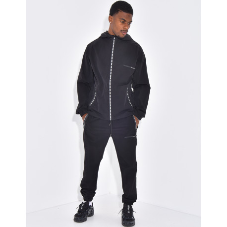 Tracksuit set with trousers and jacket