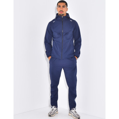Tracksuit set with trousers and jacket