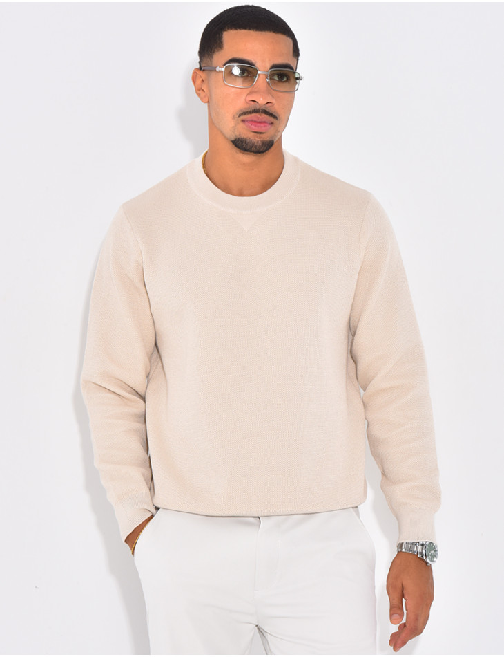 Pull nid d'abeille