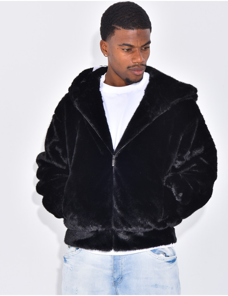 Doudoune à fourrure